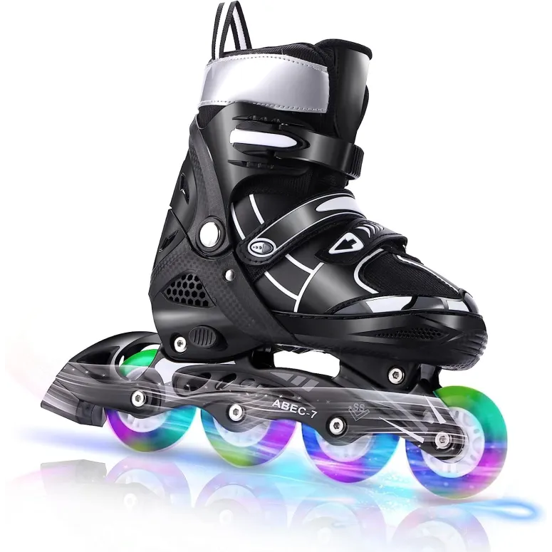 Łyżworolki Dziecięce WeSkate ABEC-7 82A PP M 35-38 - 1