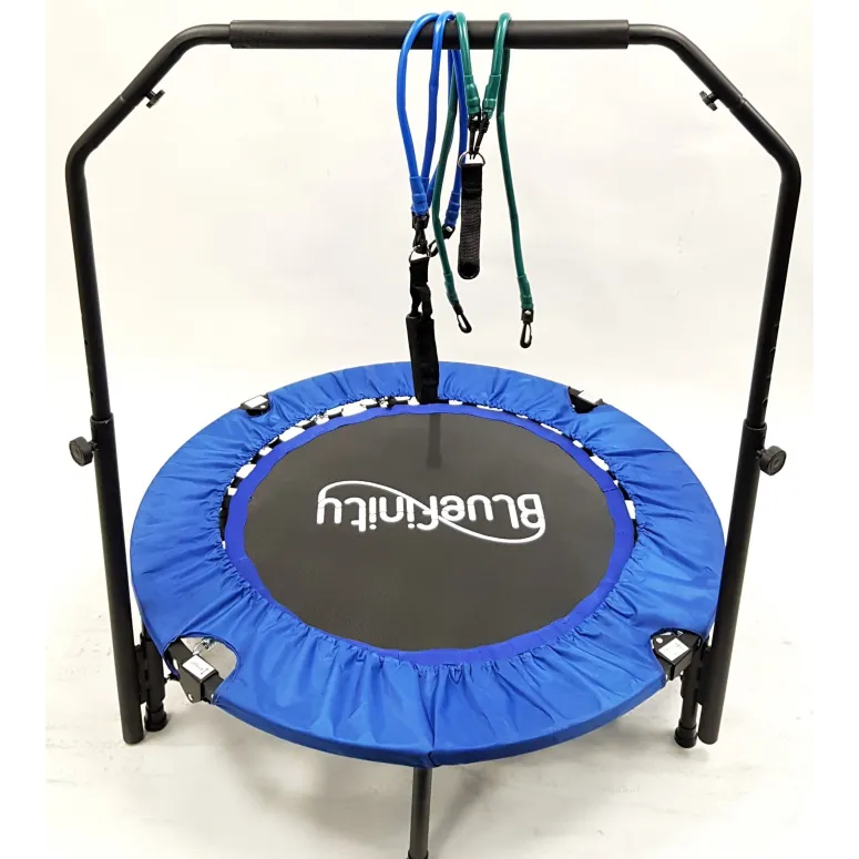 Trampolina Fitness z Uchwytem Składana Bluefinity - 5