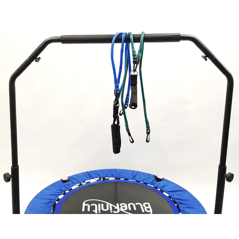 Trampolina Fitness z Uchwytem Składana Bluefinity - 7