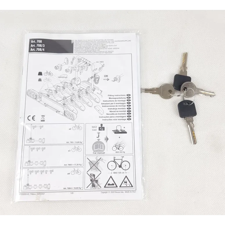Bagażnik Rowerowy Peruzzo Como 4 Na 4 Rowery 60 kg - 14