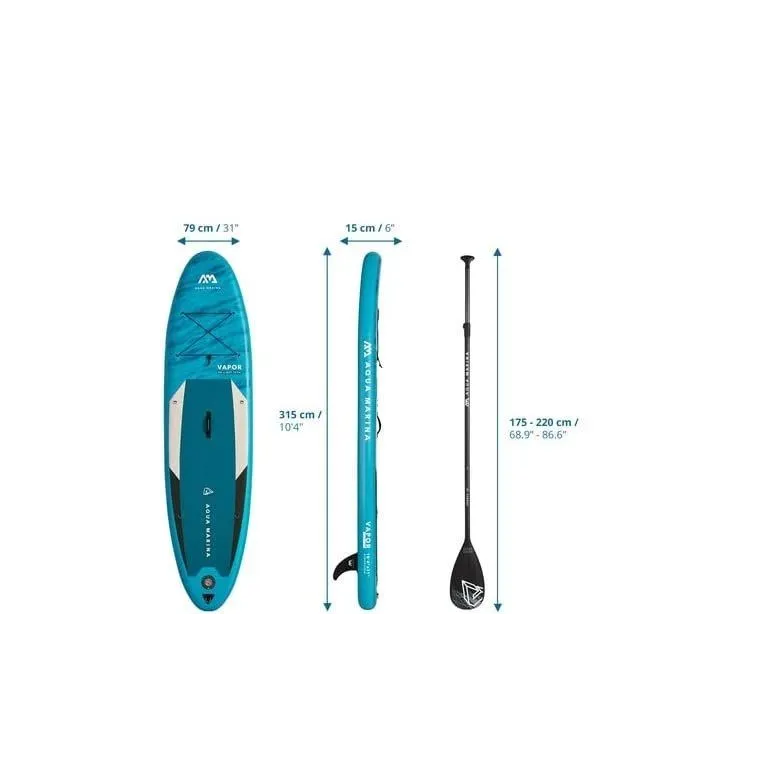 Deska SUP Aqua Marina Vapor 10'4 BT-21VAP Zestaw - 7