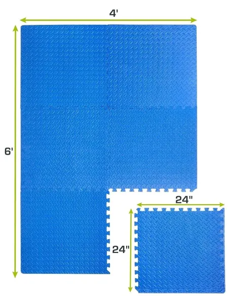 Mata do Ćwiczeń ProsourceFit Puzzle Pianka EVA - 2