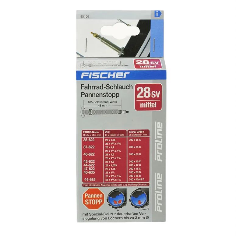 Dętka Rowerowa Antyprzebiciowa Fischer 28 Presta - 2