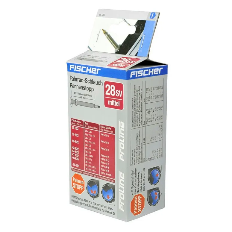 Dętka Rowerowa Antyprzebiciowa Fischer 28 Presta - 1