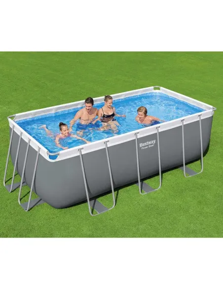 Basen Stelażowy Naziemny Bestway 56456 Power Steel - 5
