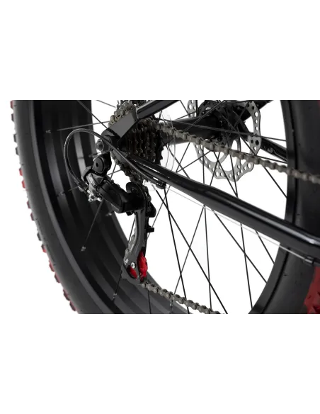 Rower Fatbike Grube Opony 26 Terenowy Hamulce Tarczowe Młodzieżowy Stalowy