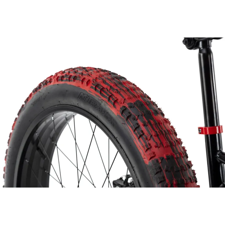 Rower Fatbike Grube Opony 26 Terenowy Hamulce Tarczowe Młodzieżowy Stalowy
