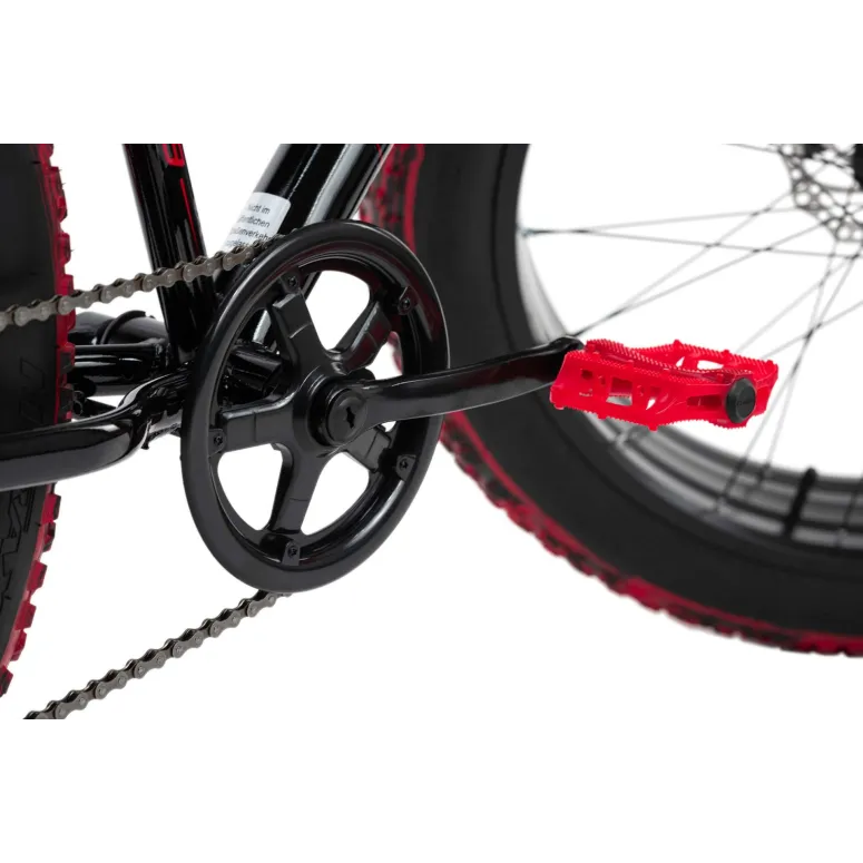 Rower Górski Chłopięcy Fatbike 24 Grube Opony - 5