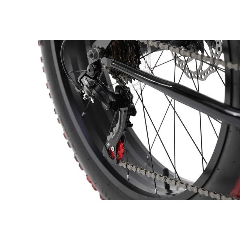 Rower Górski Chłopięcy Fatbike 24 Grube Opony - 6