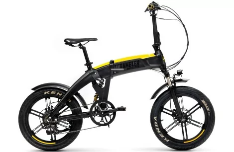 Rower Elektryczny Składany 20 Fatbike 12,8 Ah 80km Grube Opony 250W 5 Tryb - 1