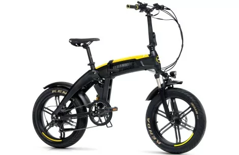 Rower Elektryczny Składany 20 Fatbike 12,8 Ah 80km Grube Opony 250W 5 Tryb - 2