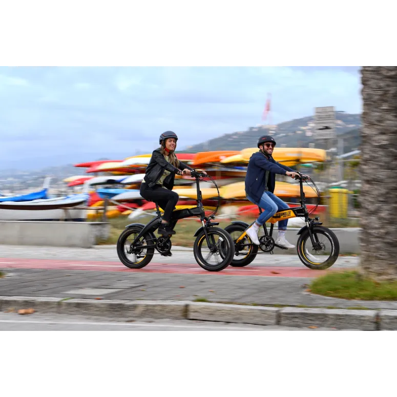 Rower Elektryczny Składany 20 Fatbike 12,8 Ah 80km Grube Opony 250W 5 Tryb - 5