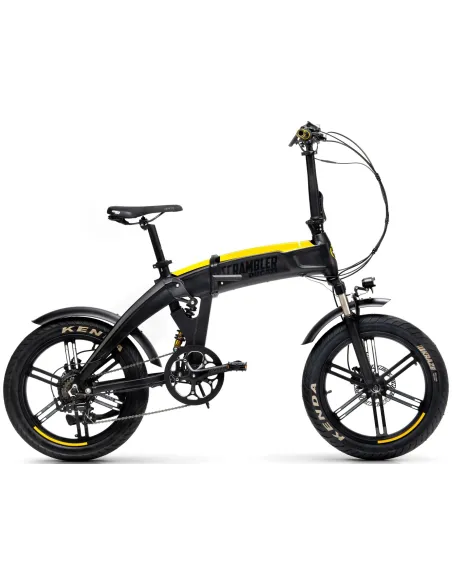 Rower Elektryczny Składany 20 Fatbike 12,8 Ah 80km Grube Opony Hydraulika