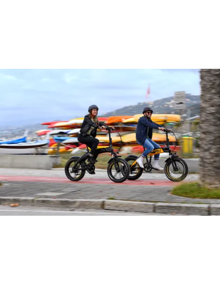 Rower Elektryczny Składany 20 Fatbike 12,8 Ah 80km Grube Opony Hydraulika