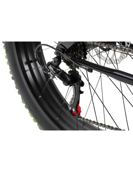 Rower Fatbike Grube Opony 26 Terenowy Hamulce Tarczowe Młodzieżowy Stalowy