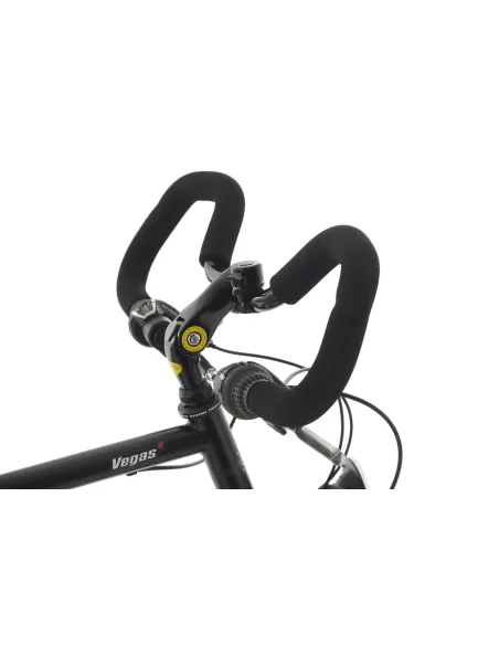 Rower Trekkingowy Męski 28 Bagażnik 21 biegów Światła Kierownica Motylkowa - 4