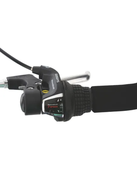 Rower Trekkingowy Męski 28 Bagażnik 21 biegów Światła Kierownica Motylkowa - 2