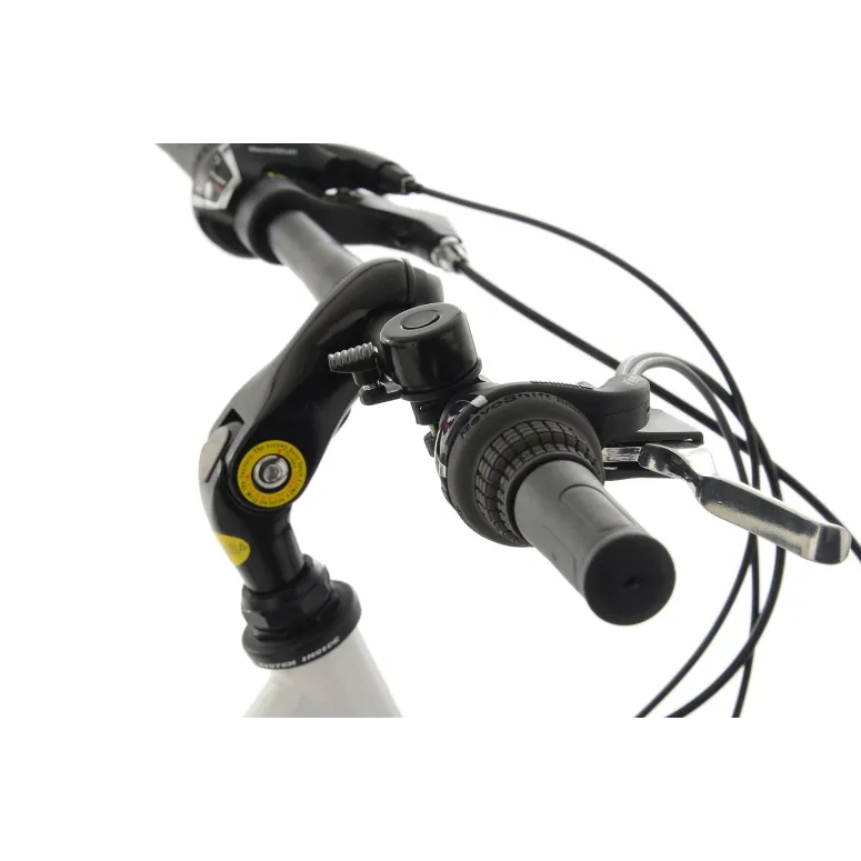 Lekki Rower Trekkingowy Damski 28 Światła Bagażnik 21 Biegów Akcesoria Stal - 4