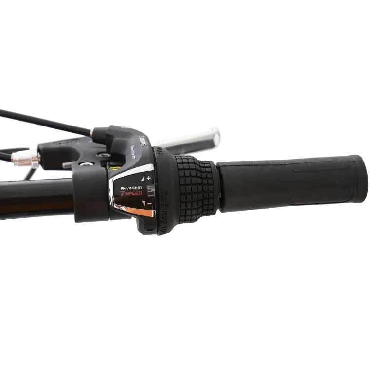 Lekki Rower Trekkingowy Damski 28 Światła Bagażnik 21 Biegów Akcesoria Stal - 3