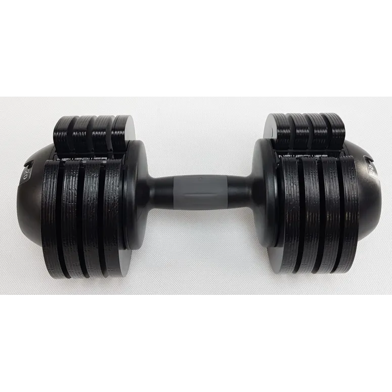Żelazny Hantel Ciężar Regulowany Newpower Fitness 20 Kilo Kulturystyka - 6