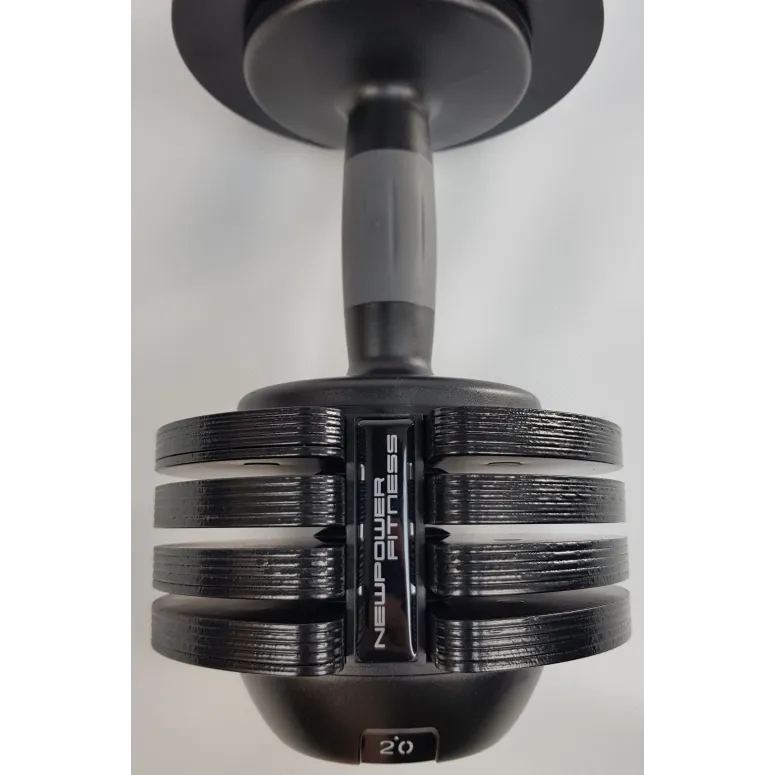 Żelazny Hantel Ciężar Regulowany Newpower Fitness 20 Kilo Kulturystyka - 11