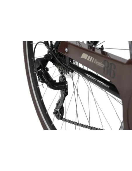 Rower Trekkingowy Męski 28 Światła 21 bieg Bagaż