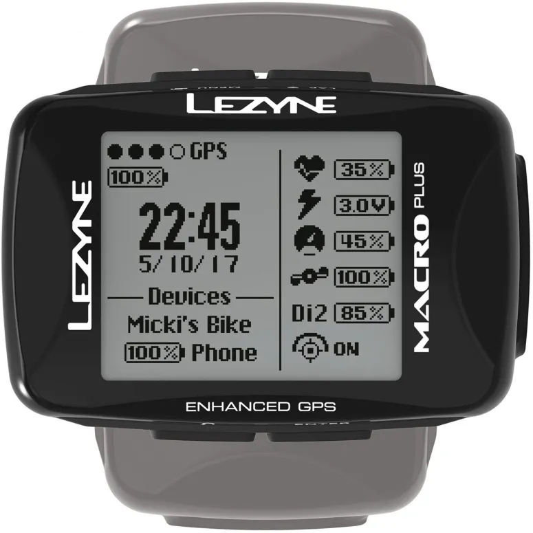 Licznik Rowerowy GPS Lezyne Macro Plus HRSC Loaded Pomiary Prędkości Tętno - 4