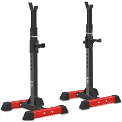 Żelazny Stojak Pod Sztangę ISE Squat Cages SY-RK1001 Maks 200kg Regulowany