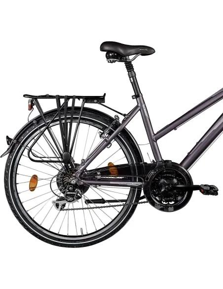 Rower Trekkingowy Damski 26 Aluminiowy Bagażnik Stopka Oświetlenie Błotniki