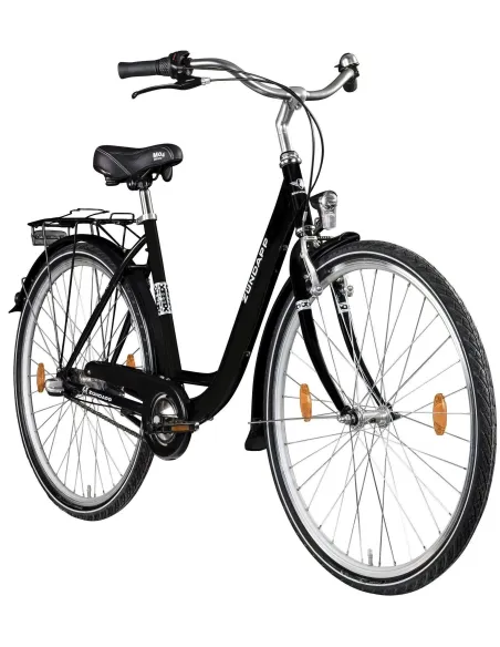 Rower Miejski Damski 28 Retro Damka Nexus 3 Bagażnik Oświetlenie Dzwonek