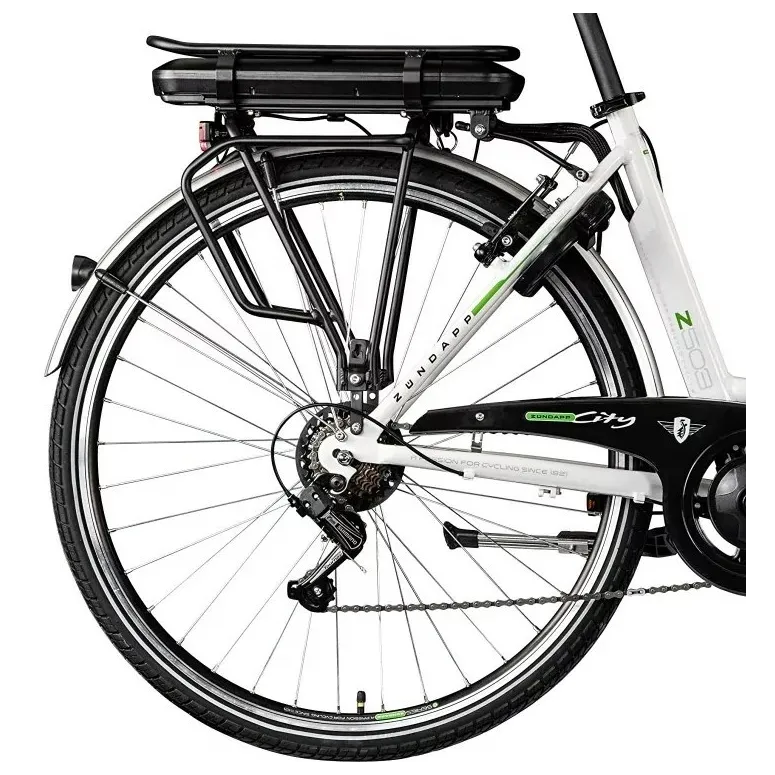 Niemiecki Elektryczny Rower Miejski 28 Uniwersalny 13,4Ah Kenda Akcesoria