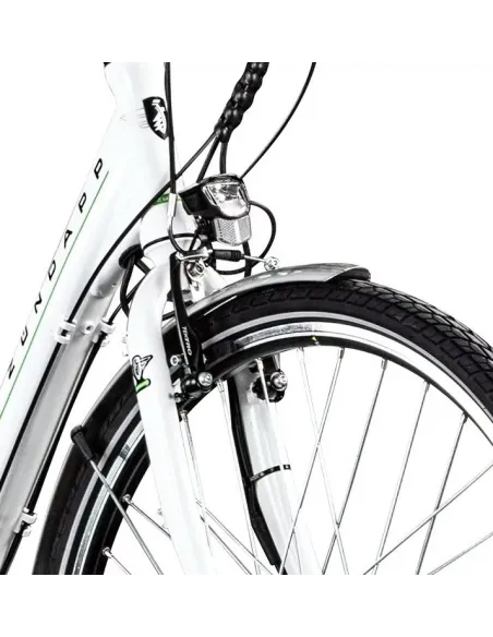 Niemiecki Elektryczny Rower Miejski 28 Uniwersalny 13,4Ah Kenda Akcesoria