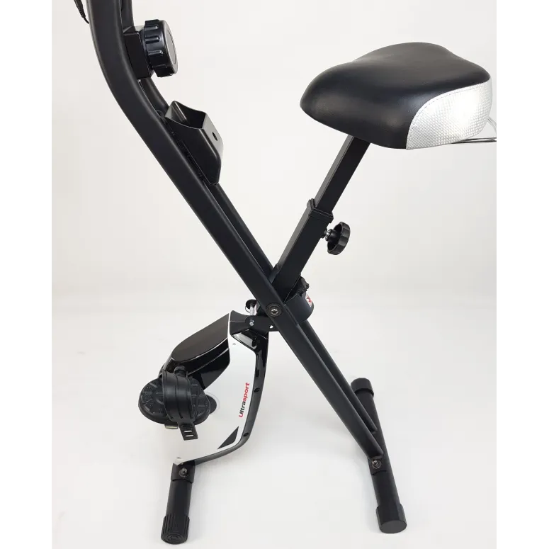 Rower Treningowy Pionowy Składany Ultrasport F-Bike Heavy Ekran LCD Fitness - 9