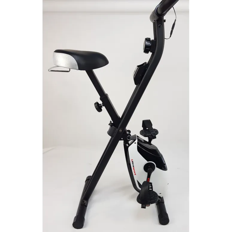 Rower Treningowy Pionowy Składany Ultrasport F-Bike Heavy Ekran LCD Fitness - 3