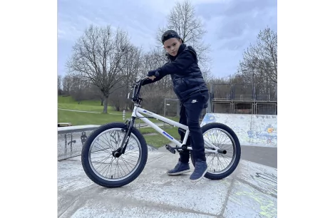 Rower BMX Młodzieżowy 20 V-brake Pegi Rotor 360