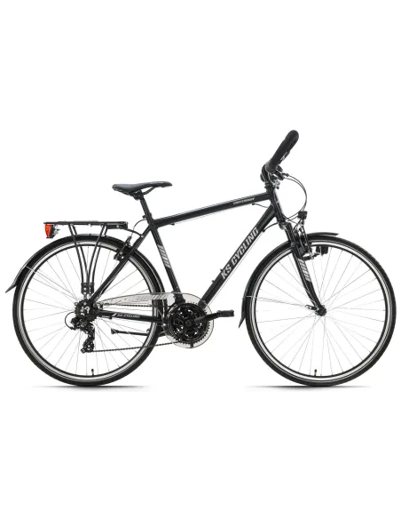 Męski Rower Trekkingowy 28 Bagażnik Światła ALU