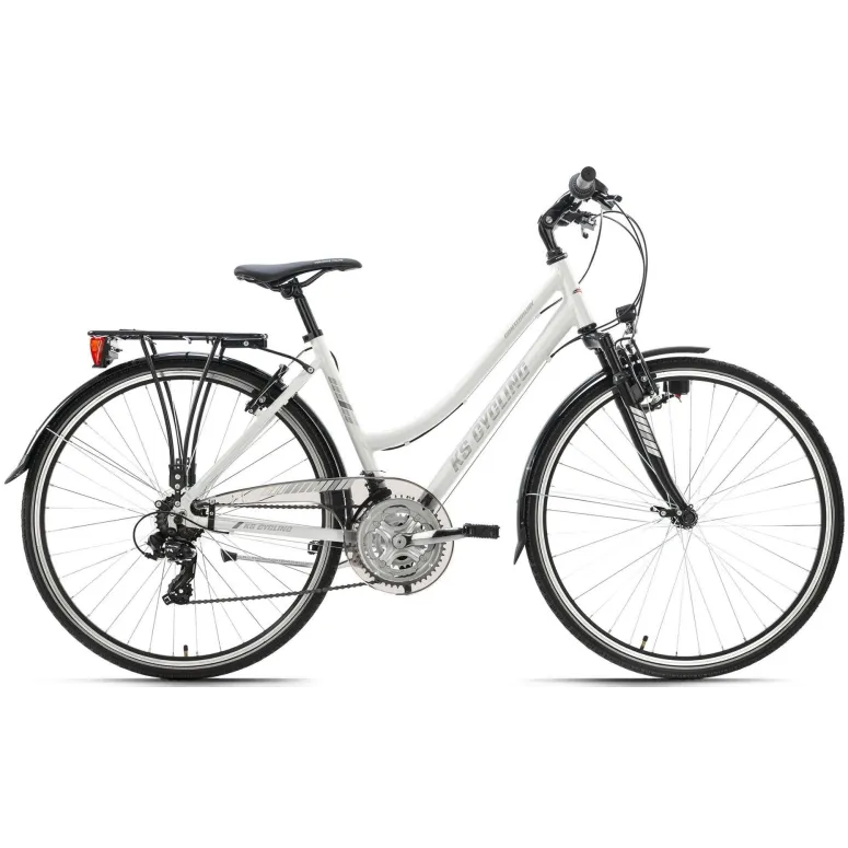 Rower Trekkingowy Damski 28 Dzwonek 21 bieg Stopka