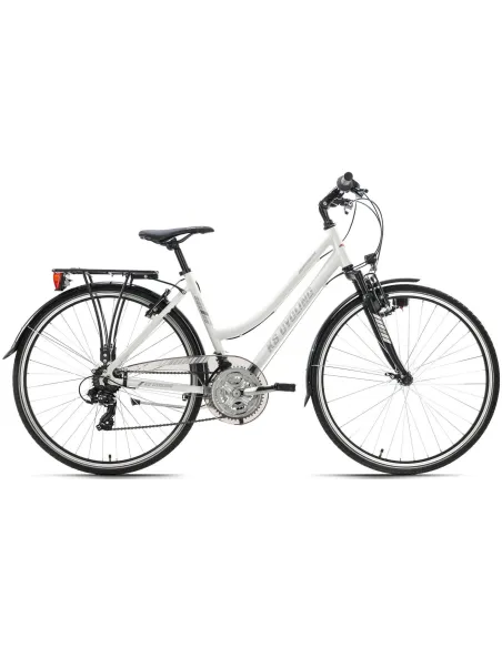 Rower Trekkingowy Damski 28 Dzwonek 21 bieg Stopka