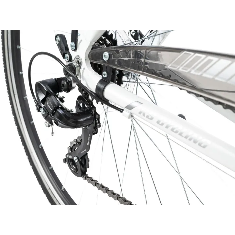 Rower Trekkingowy Damski 28 Dzwonek 21 bieg Stopka