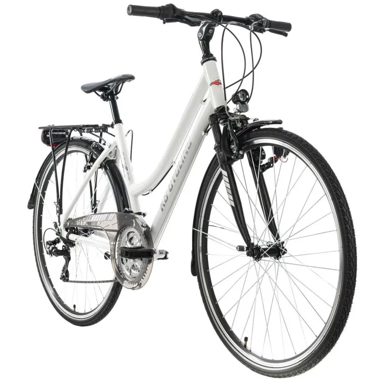 Rower Trekkingowy Damski 28 Dzwonek 21 bieg Stopka