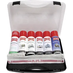 Zestaw Smarów Walizka Warsztatowa Ballistol 6 szt Olej Antykorozyjny Teflon