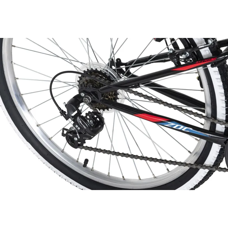 Rower Górski 26 Góral Pełna Amortyzacja MTB Oświetlenie Dzwonek Błotniki