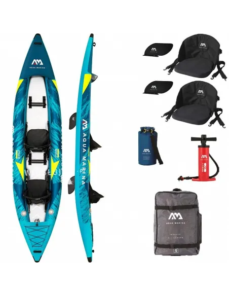 Kajak Pompowany Aqua Marina Steam 412 2-osobowy
