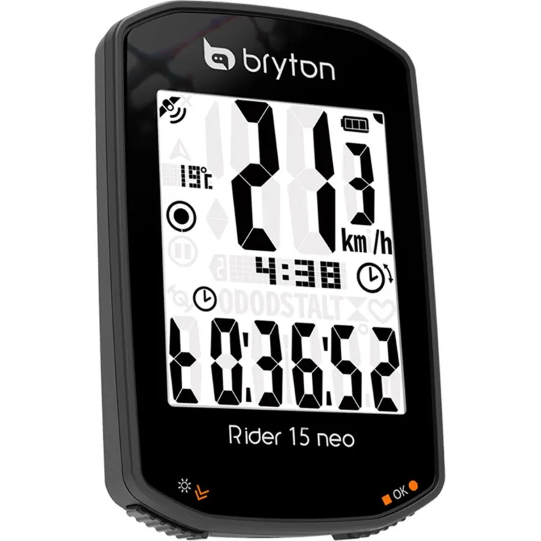 Licznik Rowerowy Bryton Rider 15 NEO E LCD BT GPS