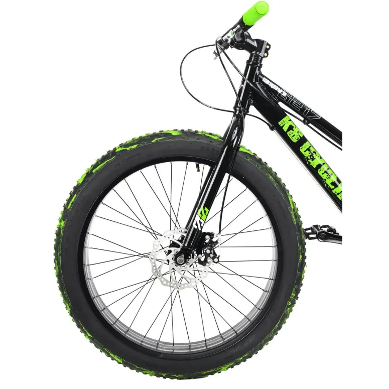 Rower Fatbike 24 Uniwersalny 7 bieg Dzwonek Tarcze