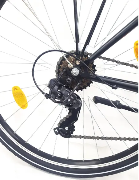 Rower Trekkingowy 28 Światła 21 bieg Bagaż Unisex