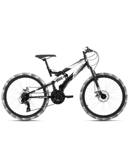 Rower Górski Dziecięcy 24 Dzwonek 21 bieg Tarcze