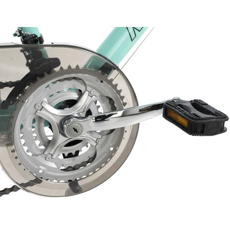 Rower Trekkingowy Damski 28 Oświetlenie 21 bieg