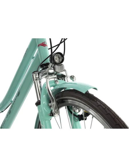 Rower Trekkingowy Damski 28 Oświetlenie 21 bieg
