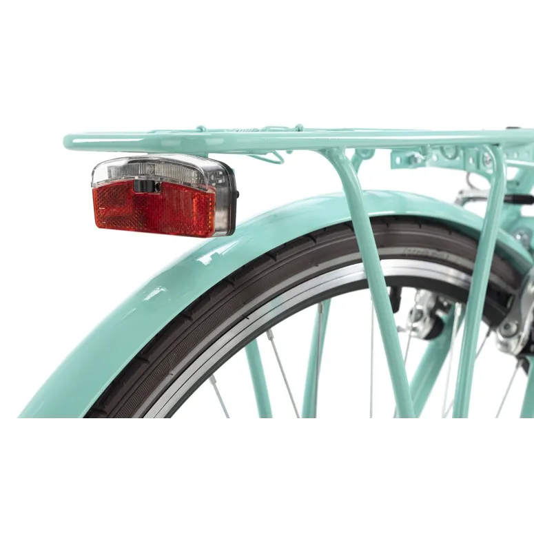 Rower Trekkingowy Damski 28 Oświetlenie 21 bieg